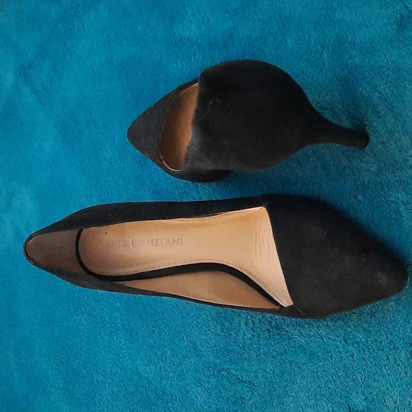 ANTONIO MELANI Shoes Antonio Melani Clarete Black Suede High Heel